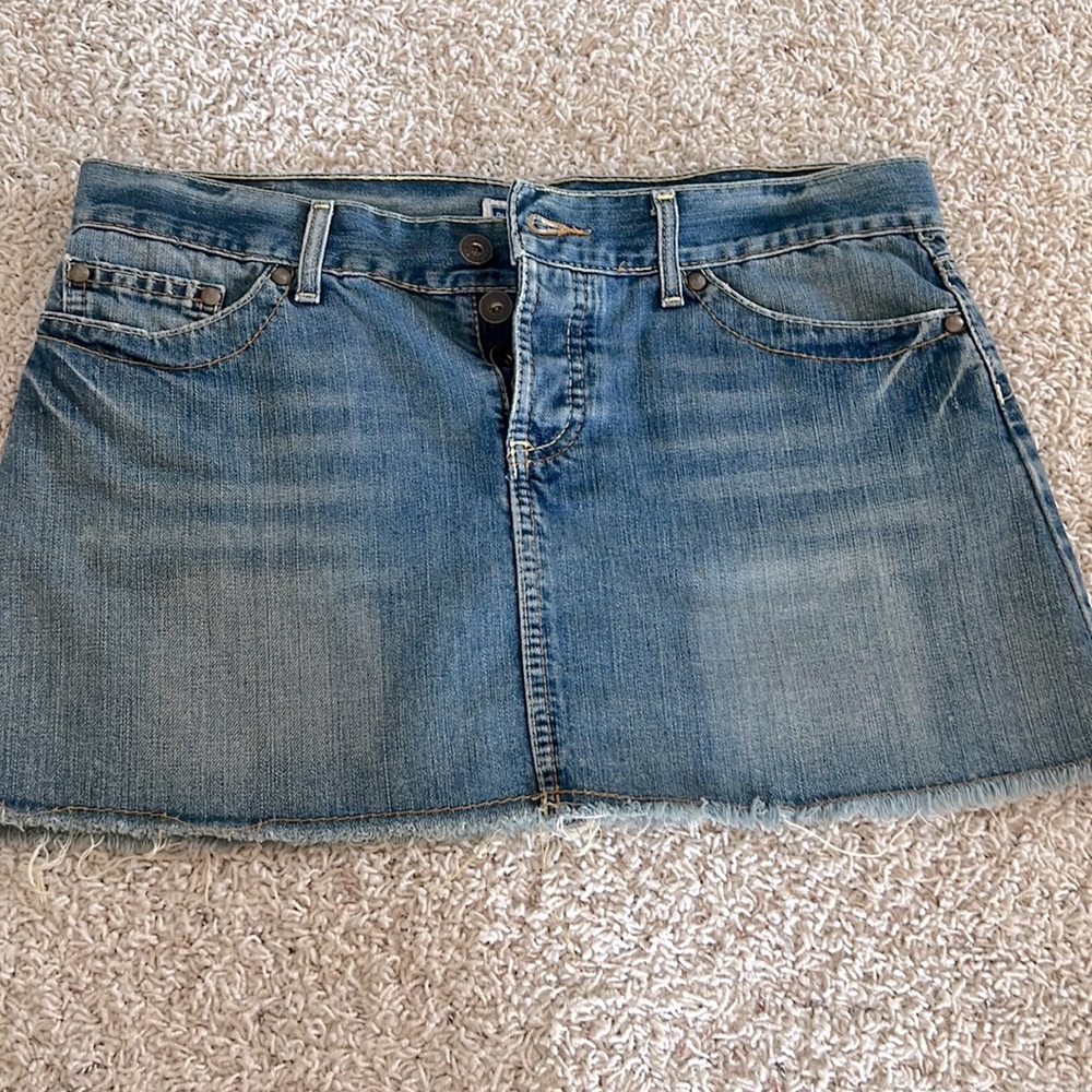 Old Navy jean mini skirt